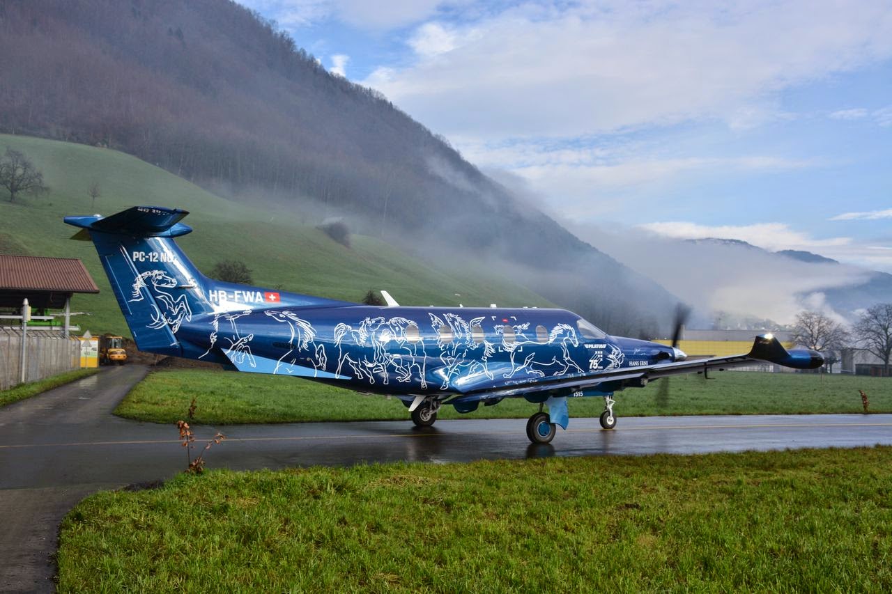Швейцарский самолет Pilatus